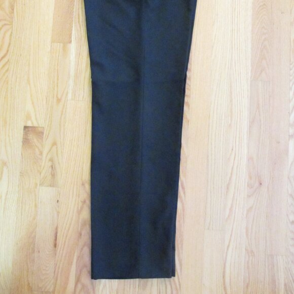 J. FERRAR MEN'S SIZE 32 X 32 TROUSER BLACK FLAT FRONT MODERN FIT PANTS DRESS SLA - Picture 6 of 13